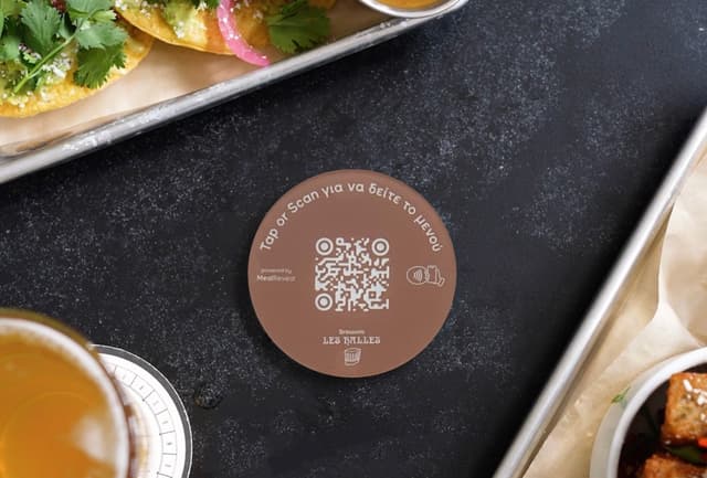 QR Code Plexiglass Stand
