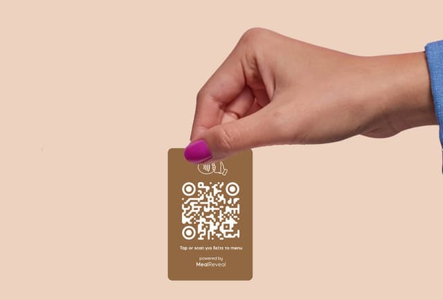 QR Code Sticker - meal reveal