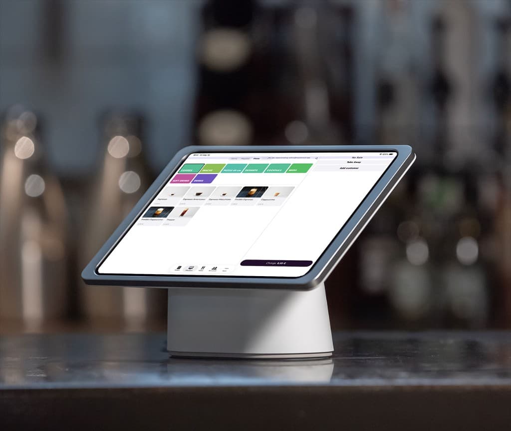 Tablet POS σε βάση ταμείου