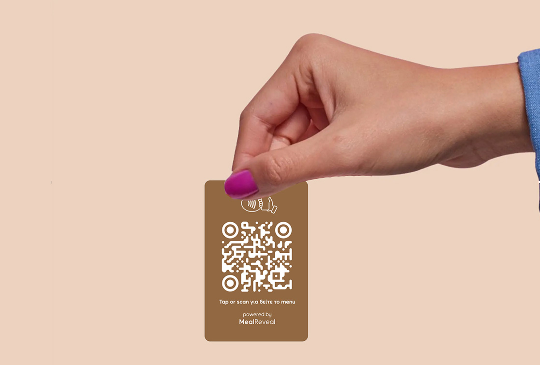QR Code Sticker - MealReveal